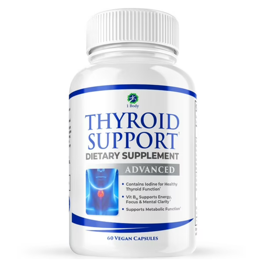 1 Body Thyroid Support Advanced 60 Capsulas