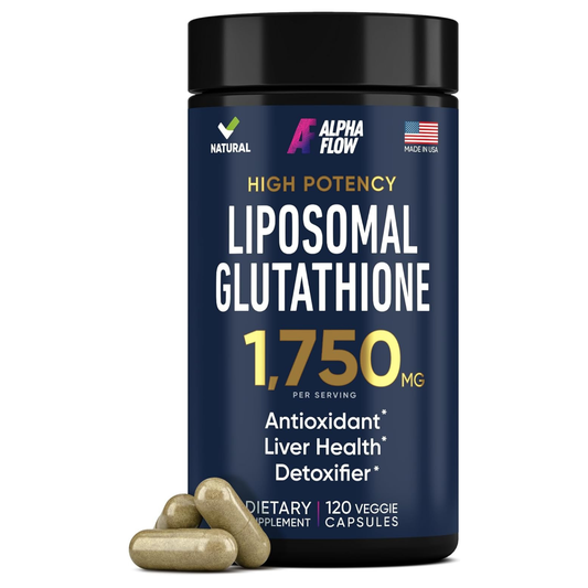 Alpha Flow  Glutatión Liposomal 1750Mg 120 Cápsulas