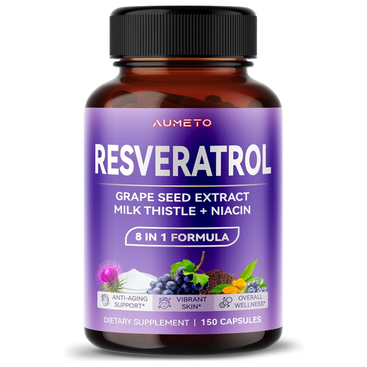 Aumeto Ultra Resveratrol 8 En 1 150 Cápsulas