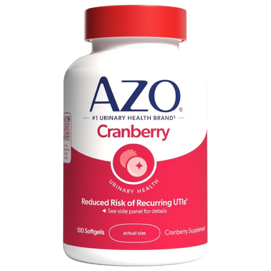 Azo Cranberry Arándano Rojo con Vitamina C - 100 Softgels