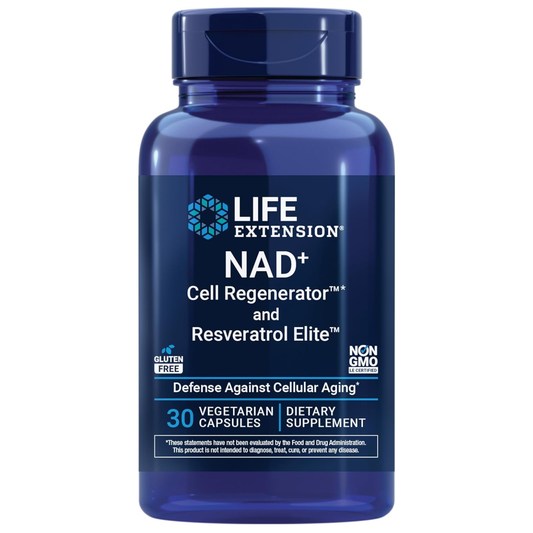 Life Extension NAD+ Resveratrol 30 Cápsulas