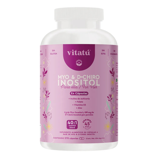 Vitatú Myo Inositol & D-Chiro Inositol 270 Cápsulas