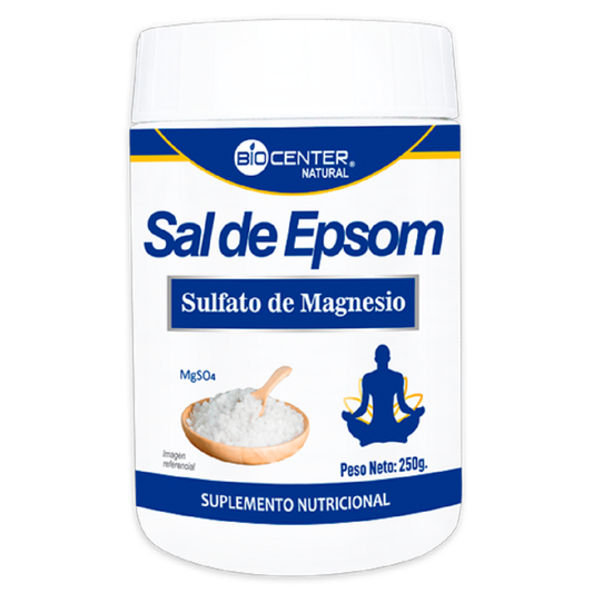 Biocenter Sal De Epsom (Sulfato De Magnesio) 250g