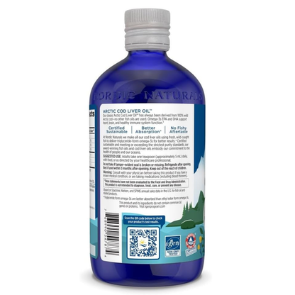 Nordic Naturals Artic Cod Liver Oil 237Ml
