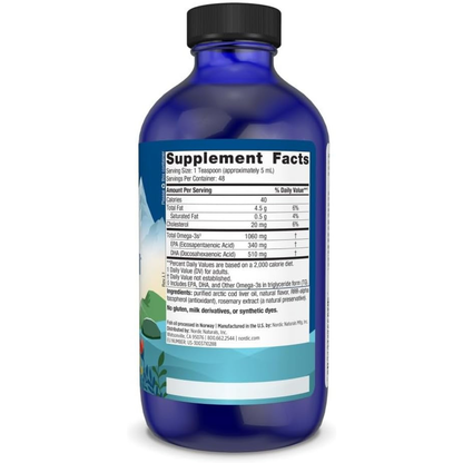 Nordic Naturals Artic Cod Liver Oil 237Ml