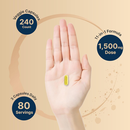 Naturebell NAD+ Resveratrol Con Ácido Hialurónico 240 Cápsulas