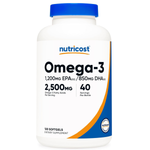 Nutricost Omega 3 2500Mg 120 Softgels