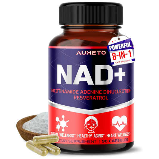 Aumeto NAD+ Resveratrol 90 Capsulas