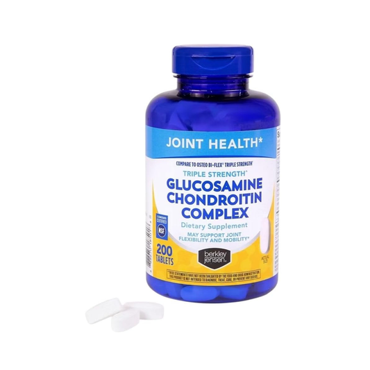 Berkley Jensen Glucosamina Condriotina Complex Triple Fuerza 200 Tabletas