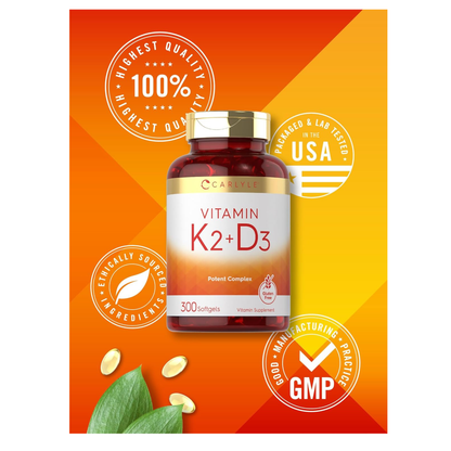 Carlyle D3 y K2 300 Softgels