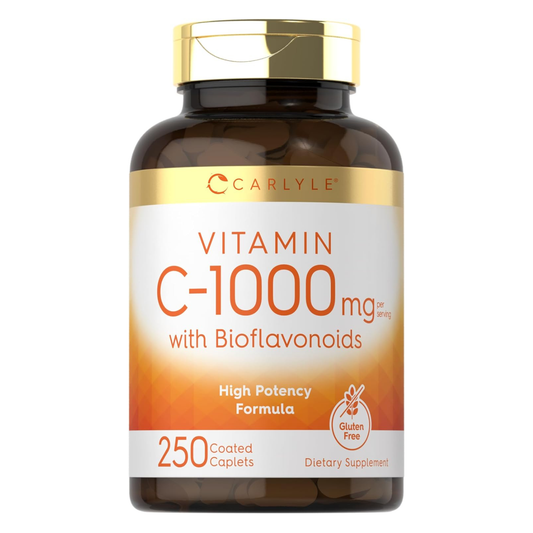 Carlyle Vitamina C 1000Mg con Bioflavonoides 250 Tabletas
