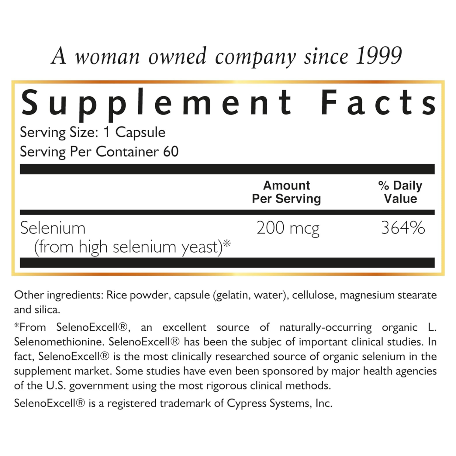 Coco March Selenio 200Mcg 60 Capsulas