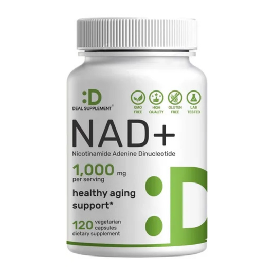 Deal Supplement NAD+ Resveratrol 1000Mg 120 Capsulas