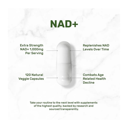 Deal Supplement NAD+ Resveratrol 1000Mg 120 Capsulas
