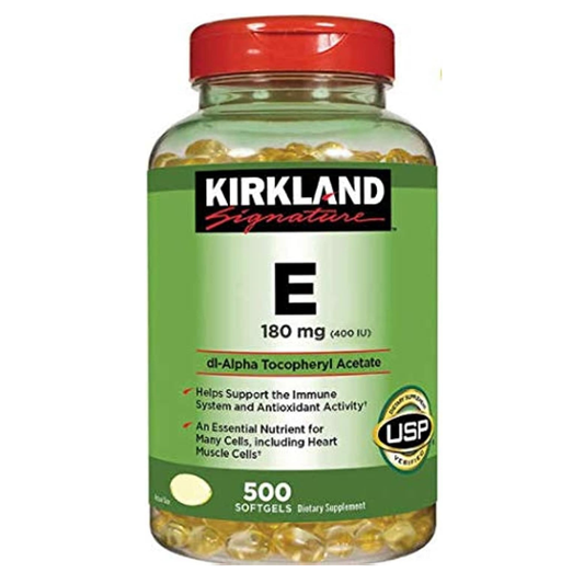 Kirkland Vitamina E 400IU 500 Softgels