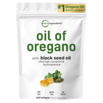 Micro Ingredients Aceite de Oregano Con Comino Negro 300 Softgels
