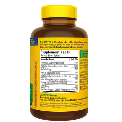 Nature Made Super Complejo B 460 Tabletas 