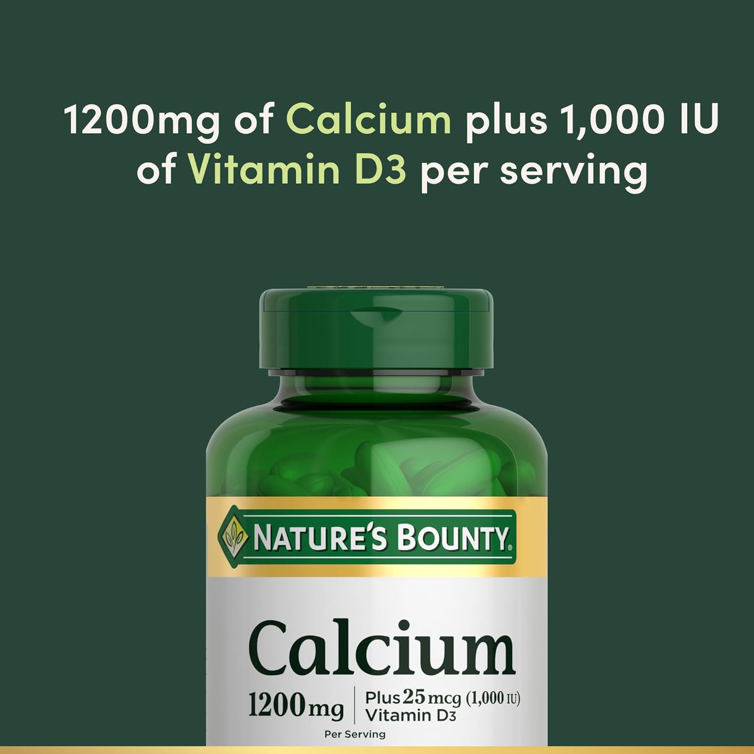 Nature´s Bounty Calcio Con Vitamina D3 120 Softgels