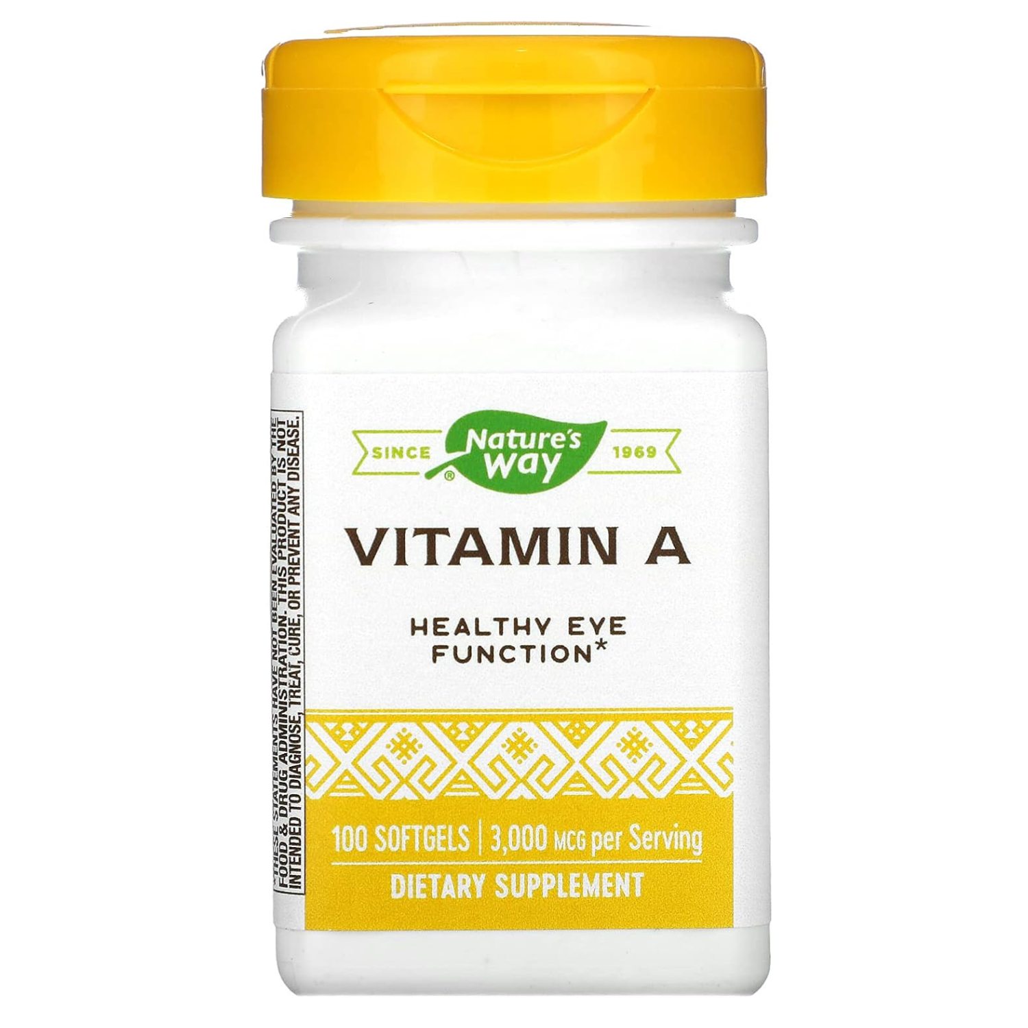 Nature's Way Vitamina A 3000Mcg por porción 100 Softgels