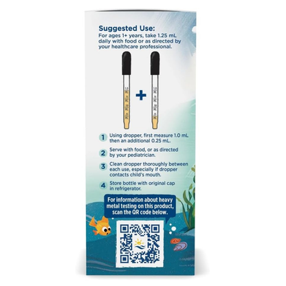 Nordic Naturals Children's DHA Xtra De 1 a 6 años Sabor a ponche de bayas 880 mg 60 ml 