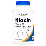 Nutricost Vitamina B3 Niacina 500Mg 240 Capsulas