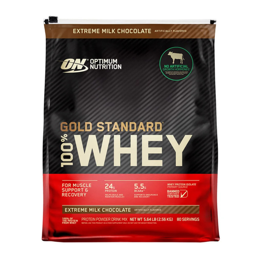 Optimum Nutrition Proteina Gold Standard 100% Whey Chocolate Con Leche Extremo 80 Servings