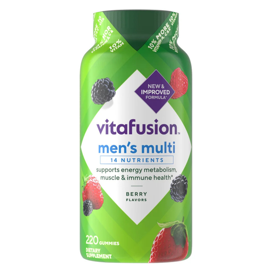 Vitafusion  Multivitaminicas para hombres 220 Gomitas 