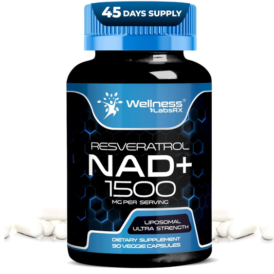 Wellness Liposomal NAD+ Resveratrol 1500Mg 90 Capsulas