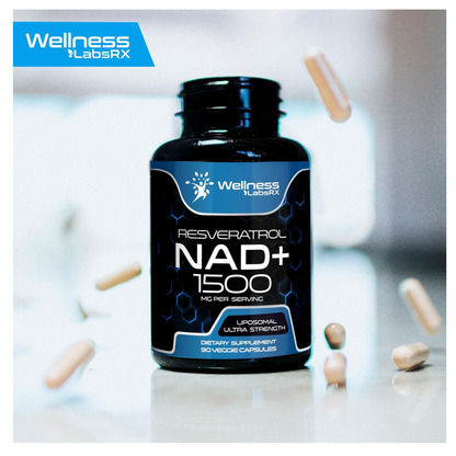 Wellness Liposomal NAD+ Resveratrol 1500Mg 90 Capsulas